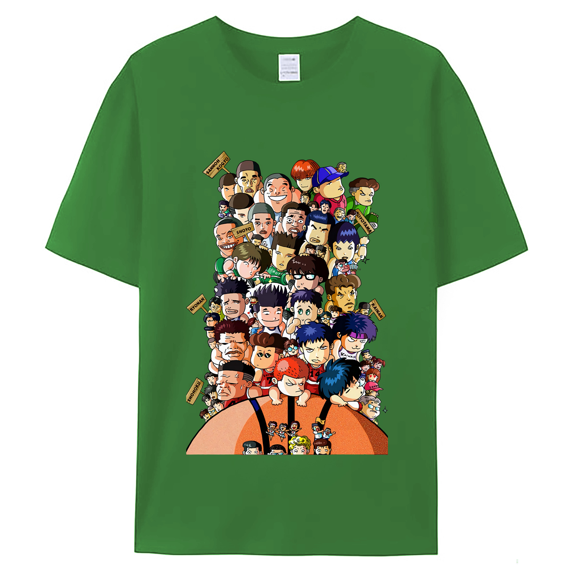 （画像用） SLAM DUNK／スラムダンク レディースカジュアルプリントTシャツ（綿100％）
